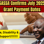 SASSA Confirms July 2025 Grant Payment Dates – Old Age, Disability & Child Support