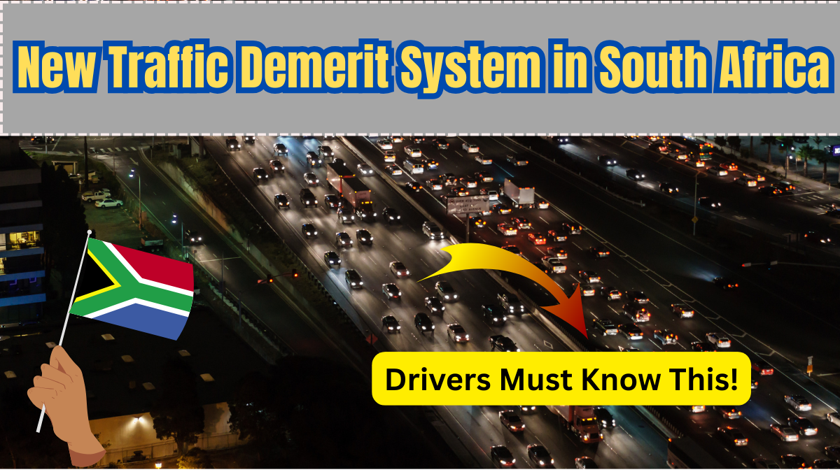 New Traffic Demerit System in South Africa – How It Works and What Drivers Must Know in 2025