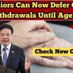Seniors Can Now Defer CPF Withdrawals Until Age 75 – New Option Explained