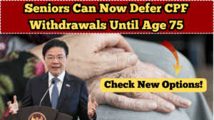 Seniors Can Now Defer CPF Withdrawals Until Age 75 – New Option Explained