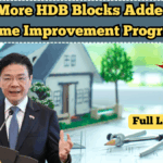 50 More HDB Blocks Added to Home Improvement Program – Full List Here