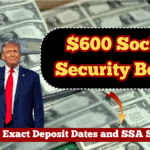 $600 Social Security Boost – Exact Deposit Dates and SSA Schedule for 2025