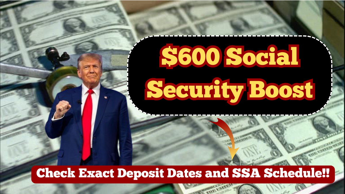 $600 Social Security Boost – Exact Deposit Dates and SSA Schedule for 2025