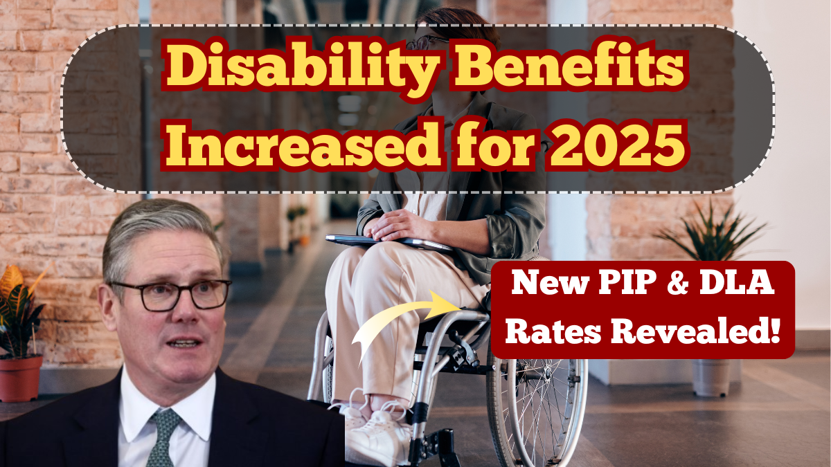 Disability Benefits Increased for 2025 – New PIP & DLA Rates Revealed