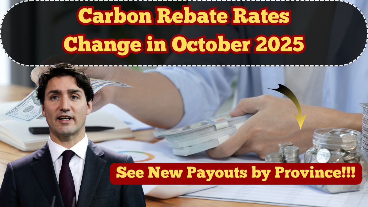 Carbon Rebate Rates Change in October 2025 – See New Payouts by Province